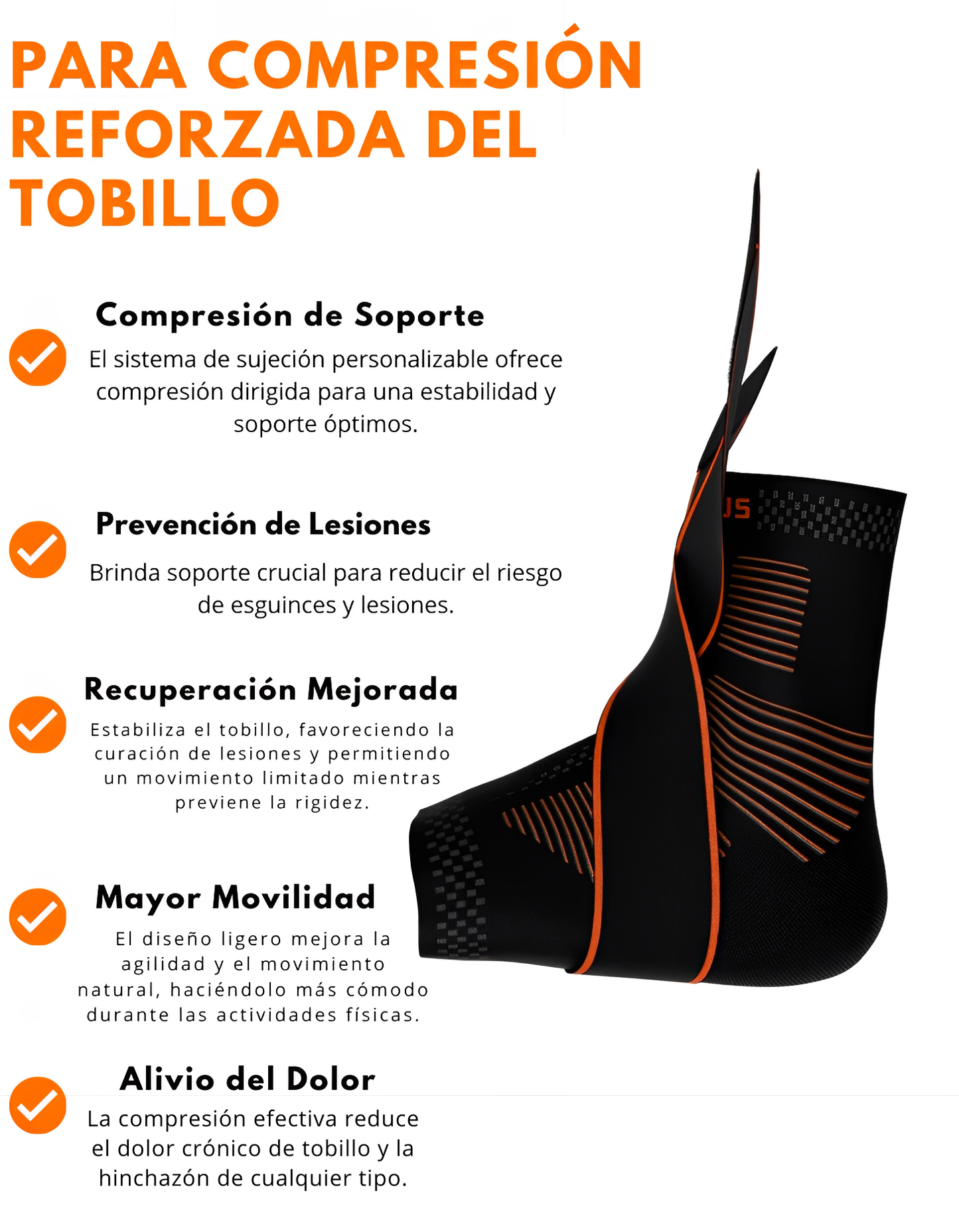 Tobillera 3D IMPETUS ARMOUR